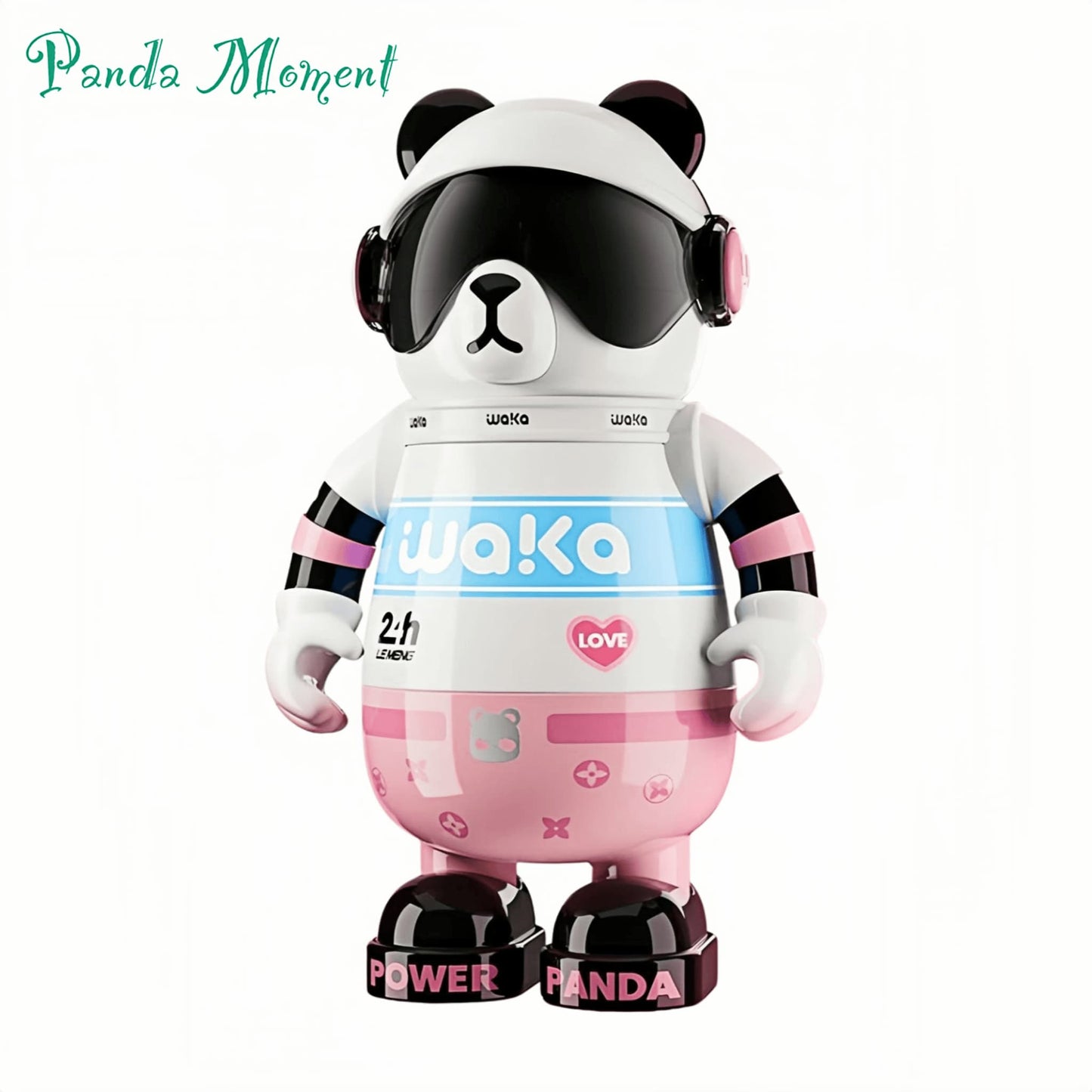 ๐ Panda Action Cup โ Adorable & Functional Drinkware + Mobile Phone Stand with Strap