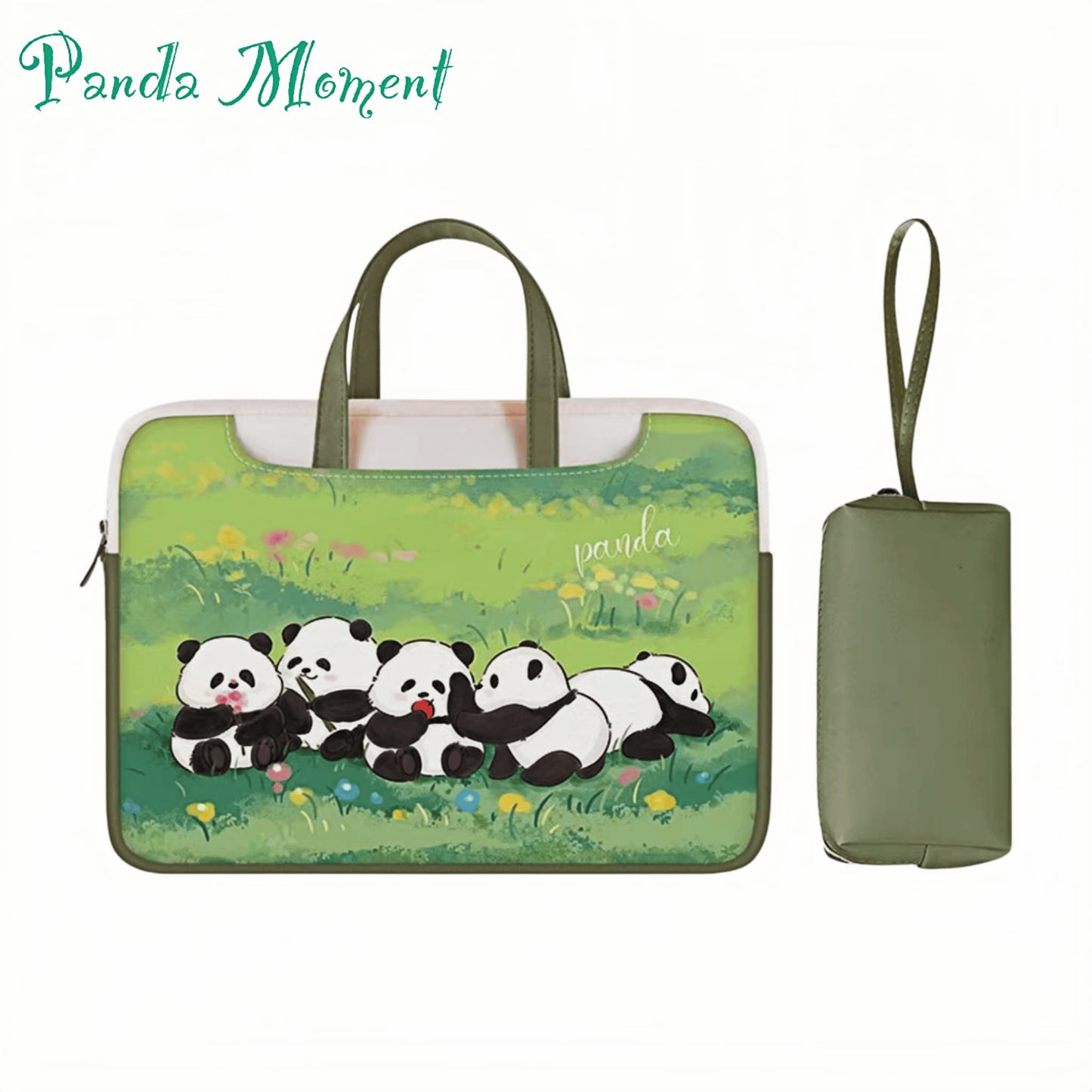 Panda Laptop Sleeve – A Cozy Retreat for Your Laptop 🐼💻