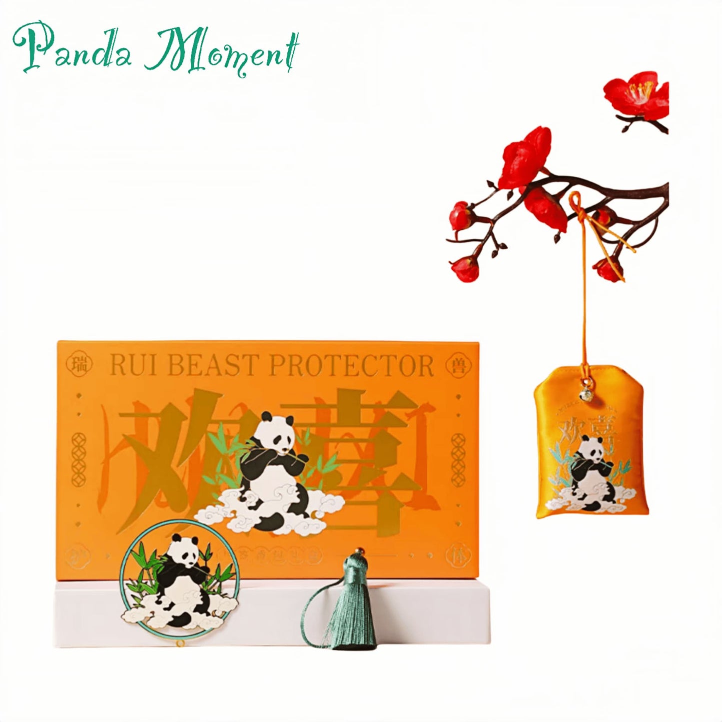 Panda Fragrance Sachet Set with Handcrafted Embroidery – A Perfect Blend of Natural Aromas and Artistry 🌿🐼