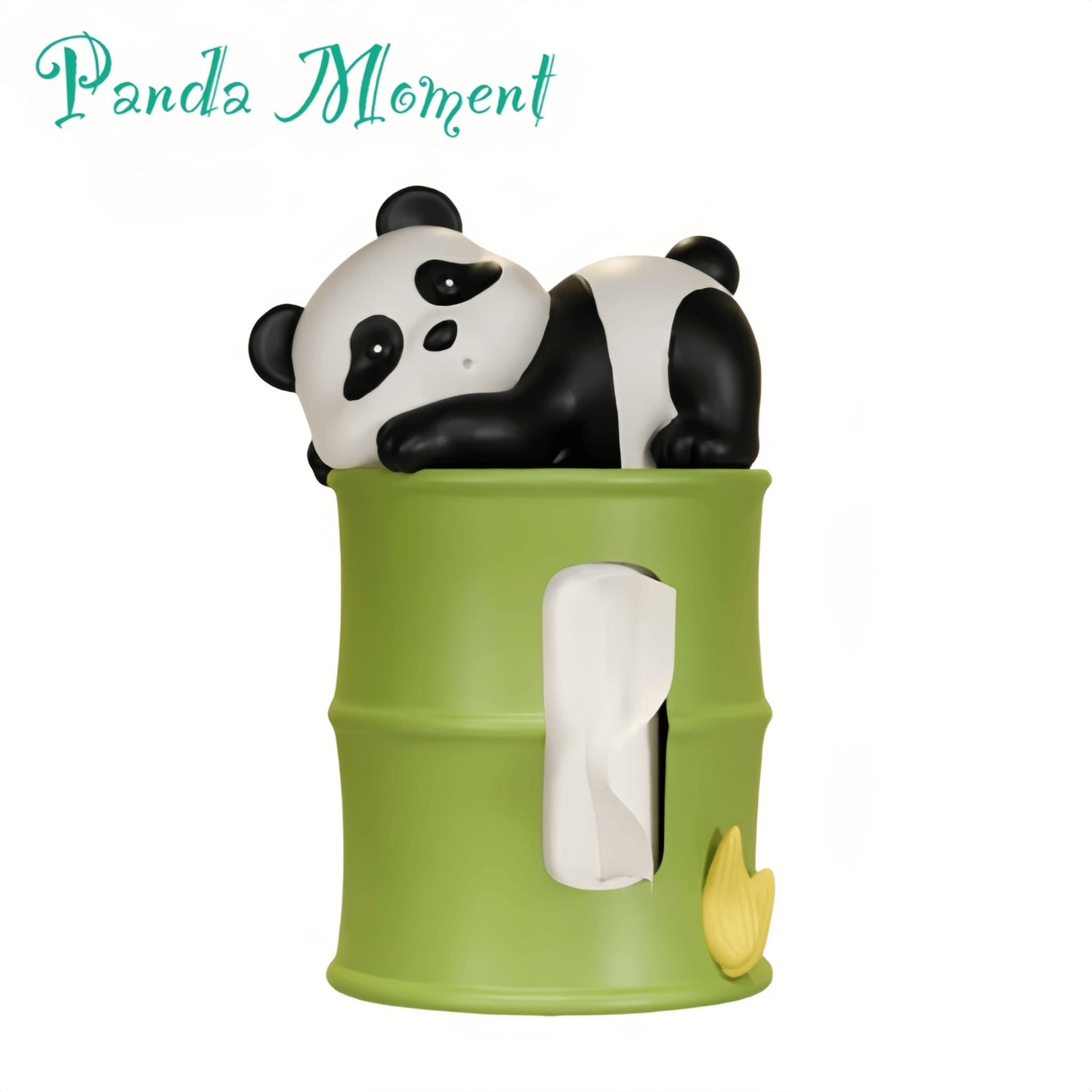 Panda Tissue Box – Cute & Functional Eco-Friendly Resin Tissue Holder