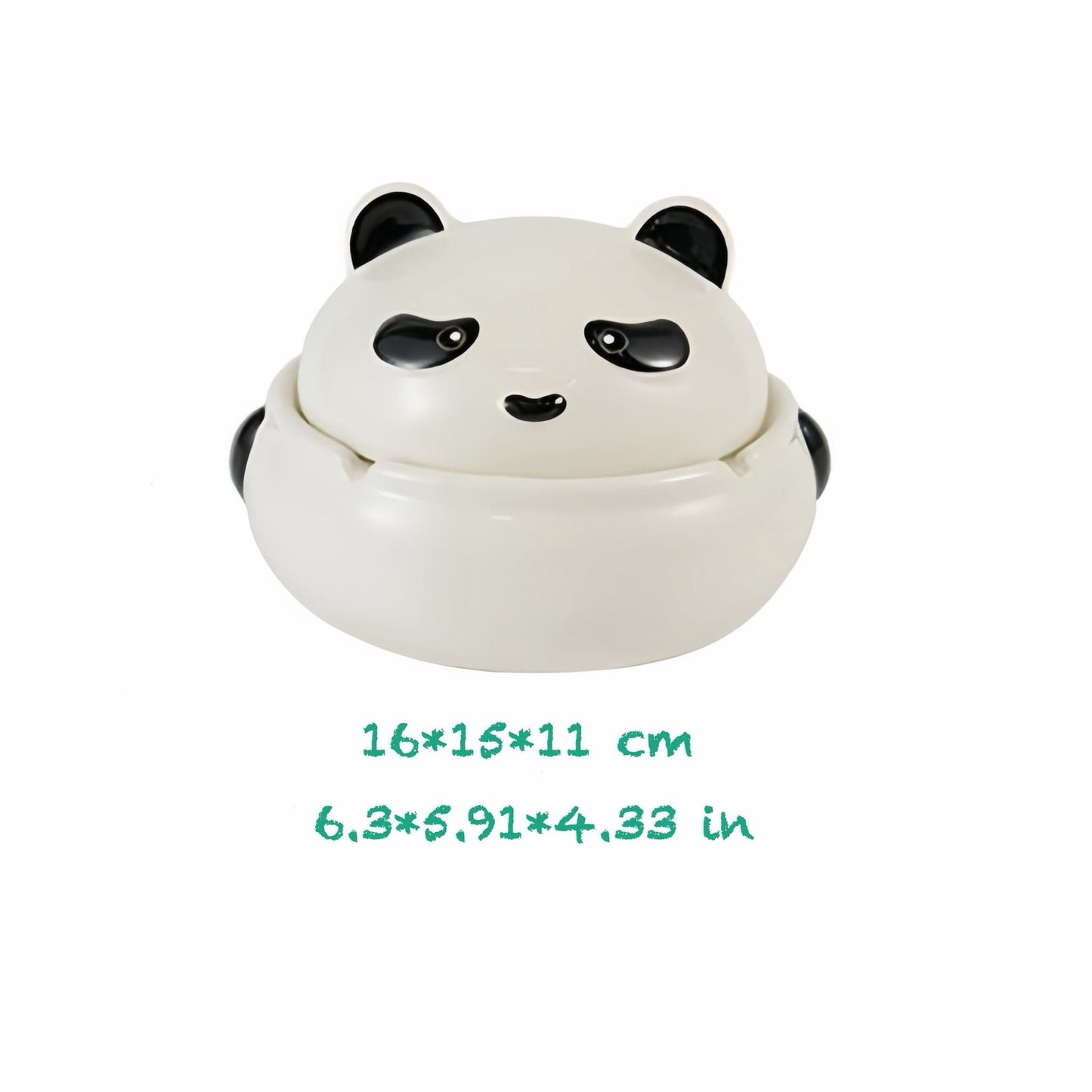 🐼 Panda Ashtray with Lid – Cute & Functional Smokers’ Companion