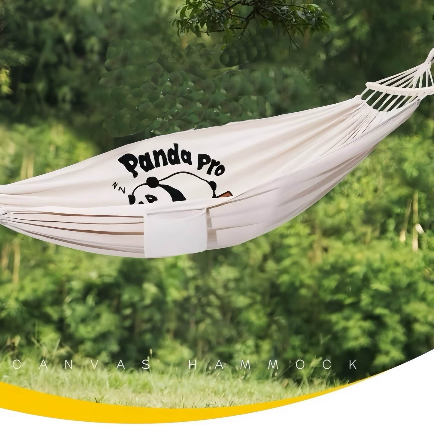 Panda-Design Hammock โ Perfect for Outdoor Relaxation & Fun