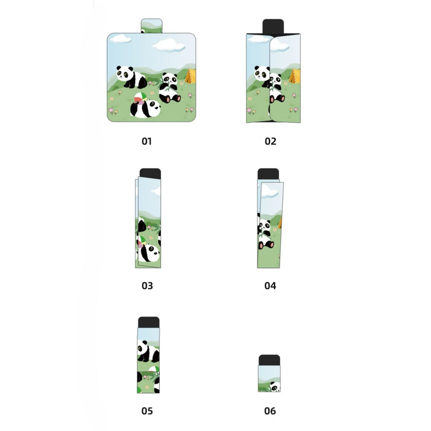Panda Print Moisture-Proof Mat โ Soft, Durable, and Comfortable ๐ผ๐
