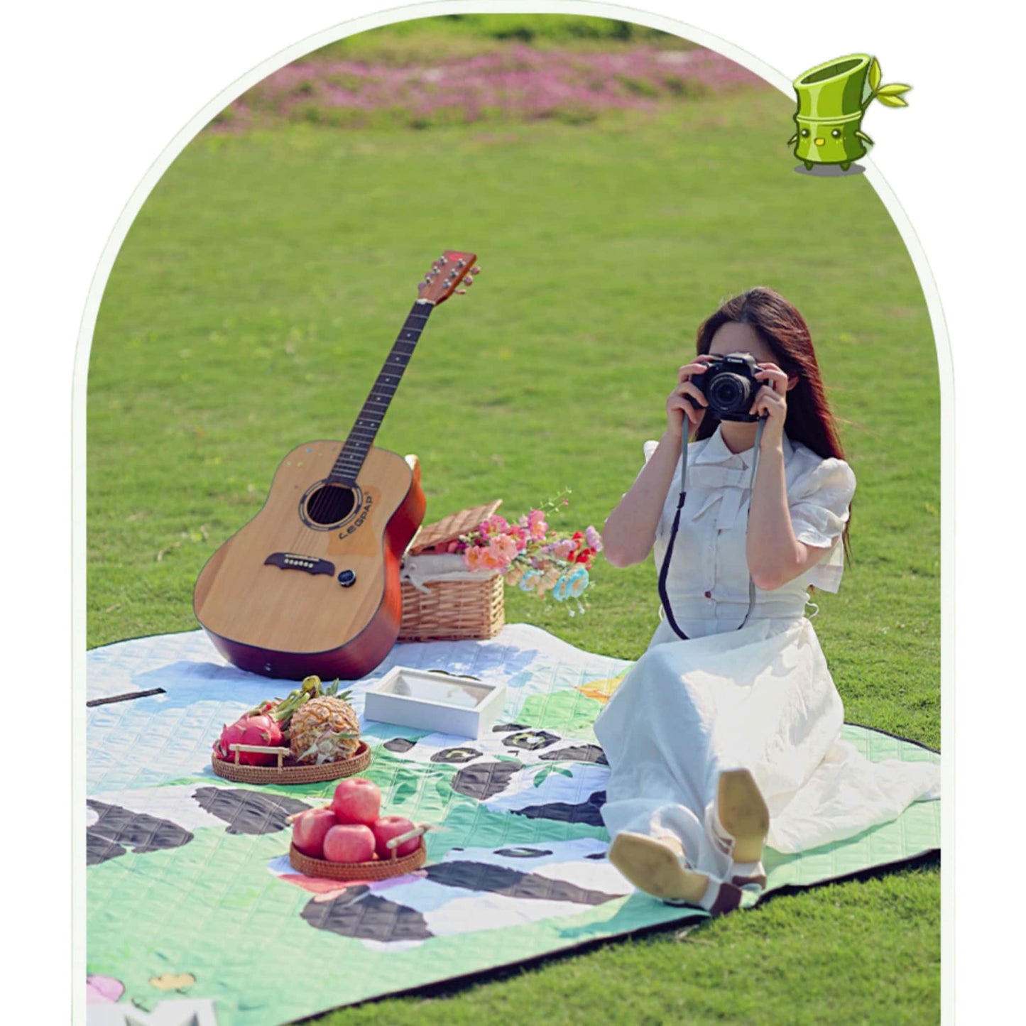 Panda Print Moisture-Proof Mat โ Soft, Durable, and Comfortable ๐ผ๐