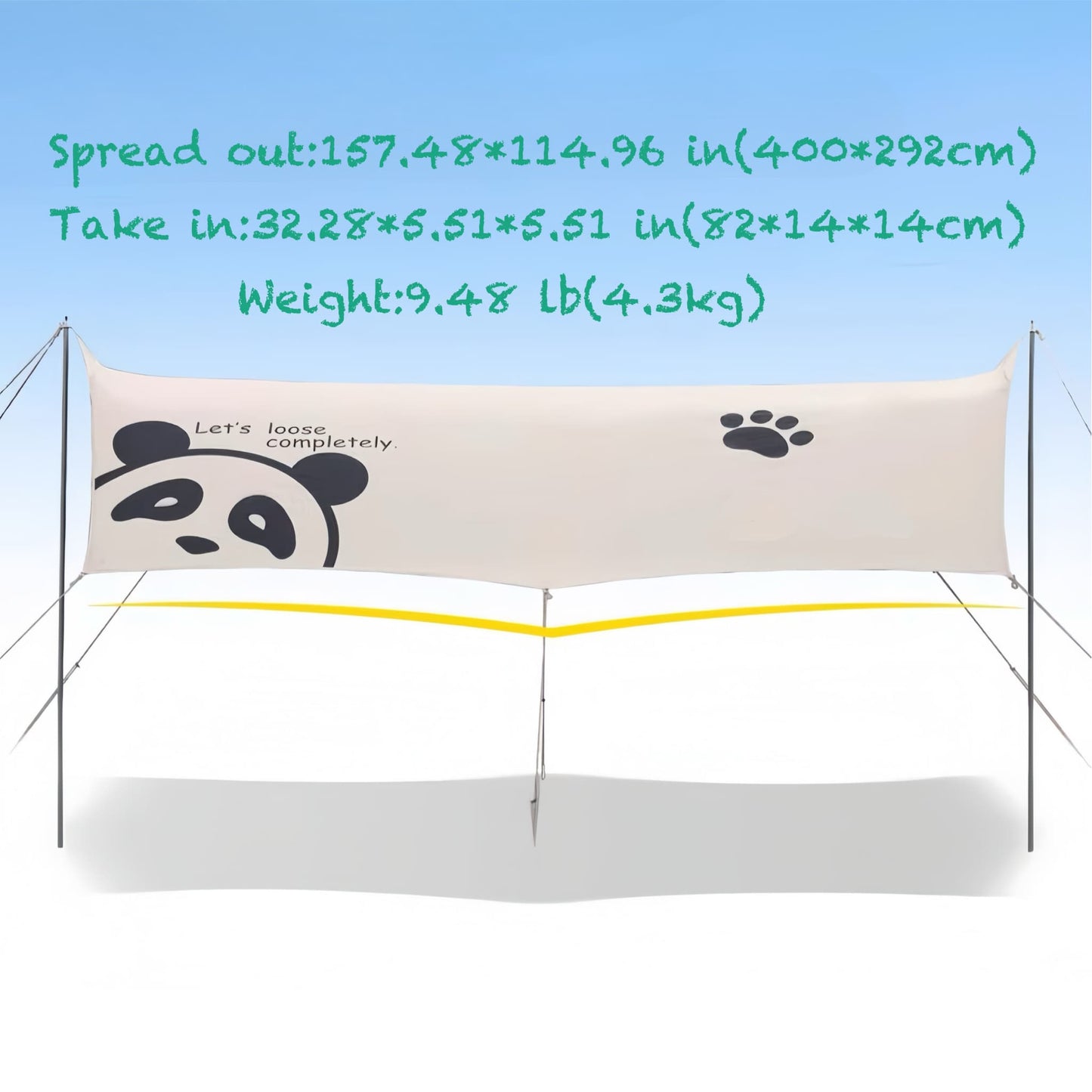 Panda Camping Tent – The Ultimate Outdoor Shelter for Your Adventures 🐼🏕️