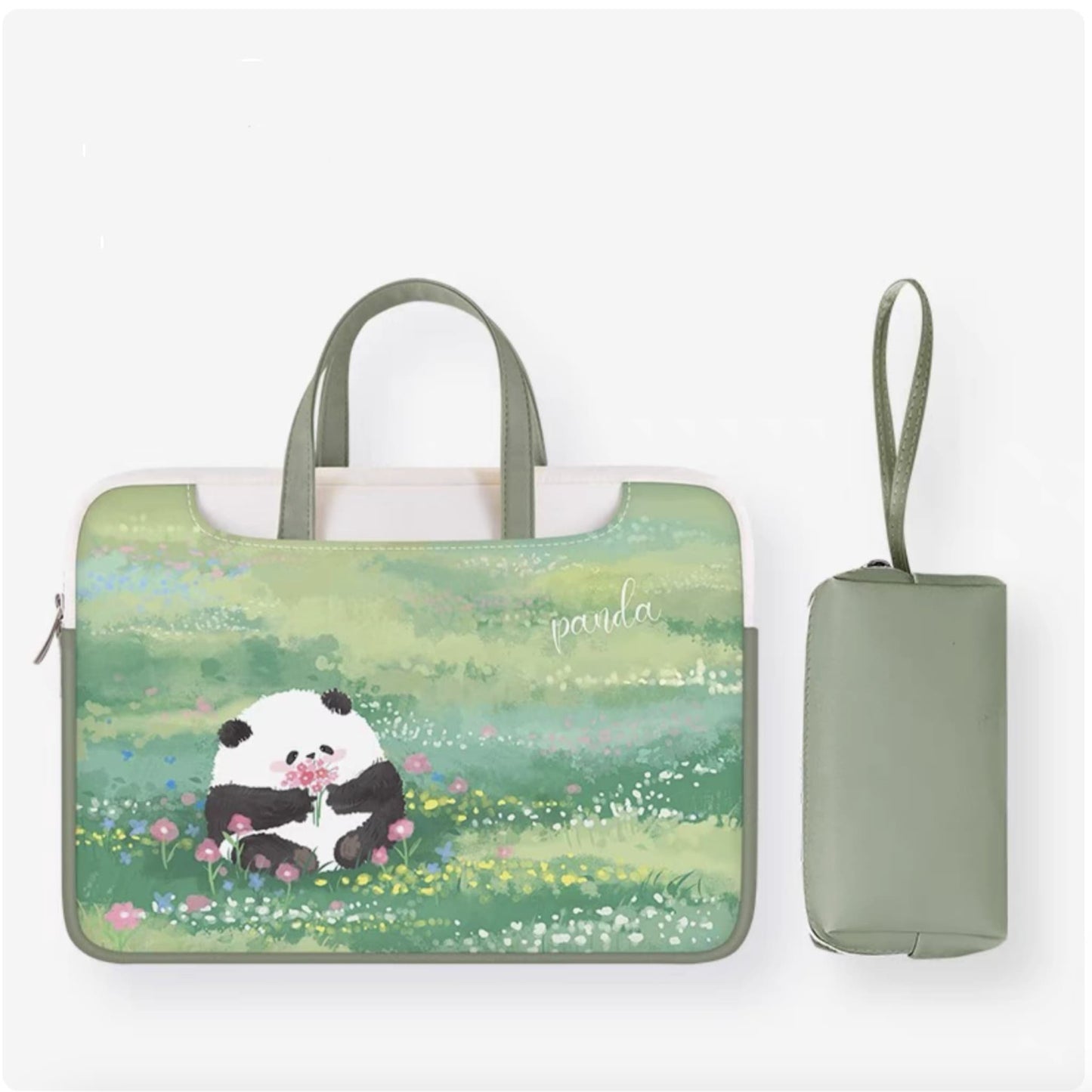 Panda Laptop Sleeve – A Cozy Retreat for Your Laptop 🐼💻