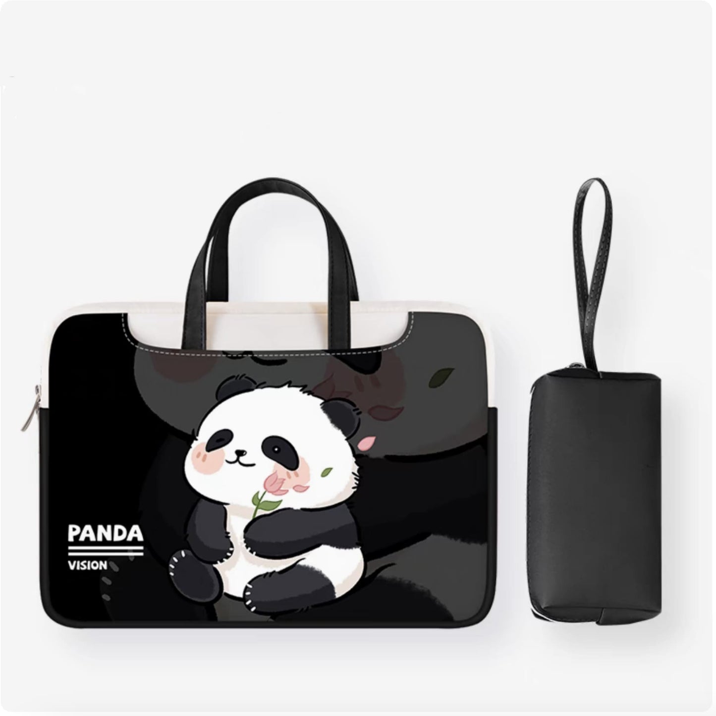 Panda Laptop Sleeve – A Cozy Retreat for Your Laptop 🐼💻
