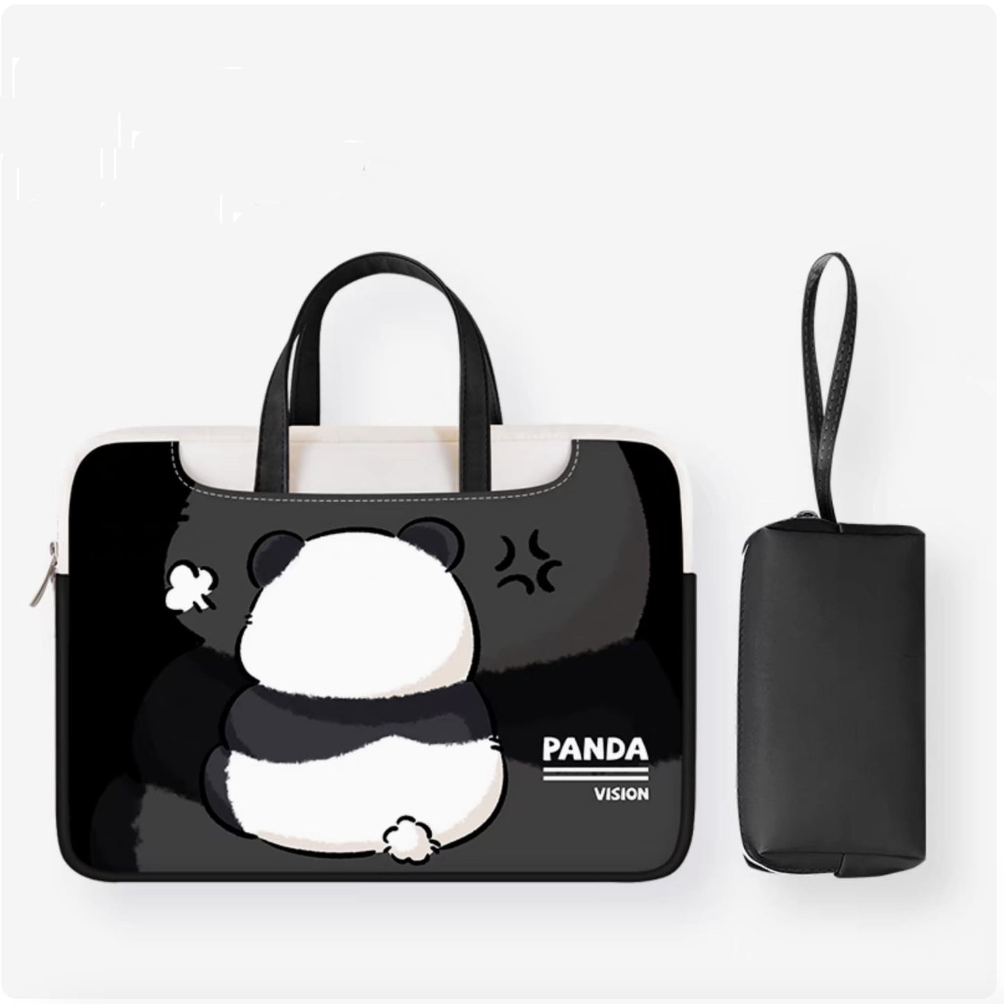 Panda Laptop Sleeve – A Cozy Retreat for Your Laptop 🐼💻