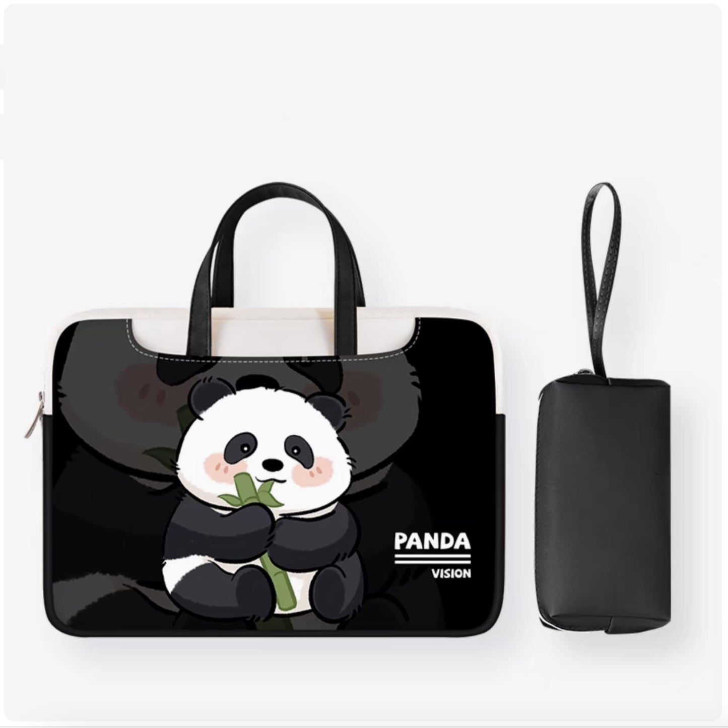 Panda Laptop Sleeve – A Cozy Retreat for Your Laptop 🐼💻