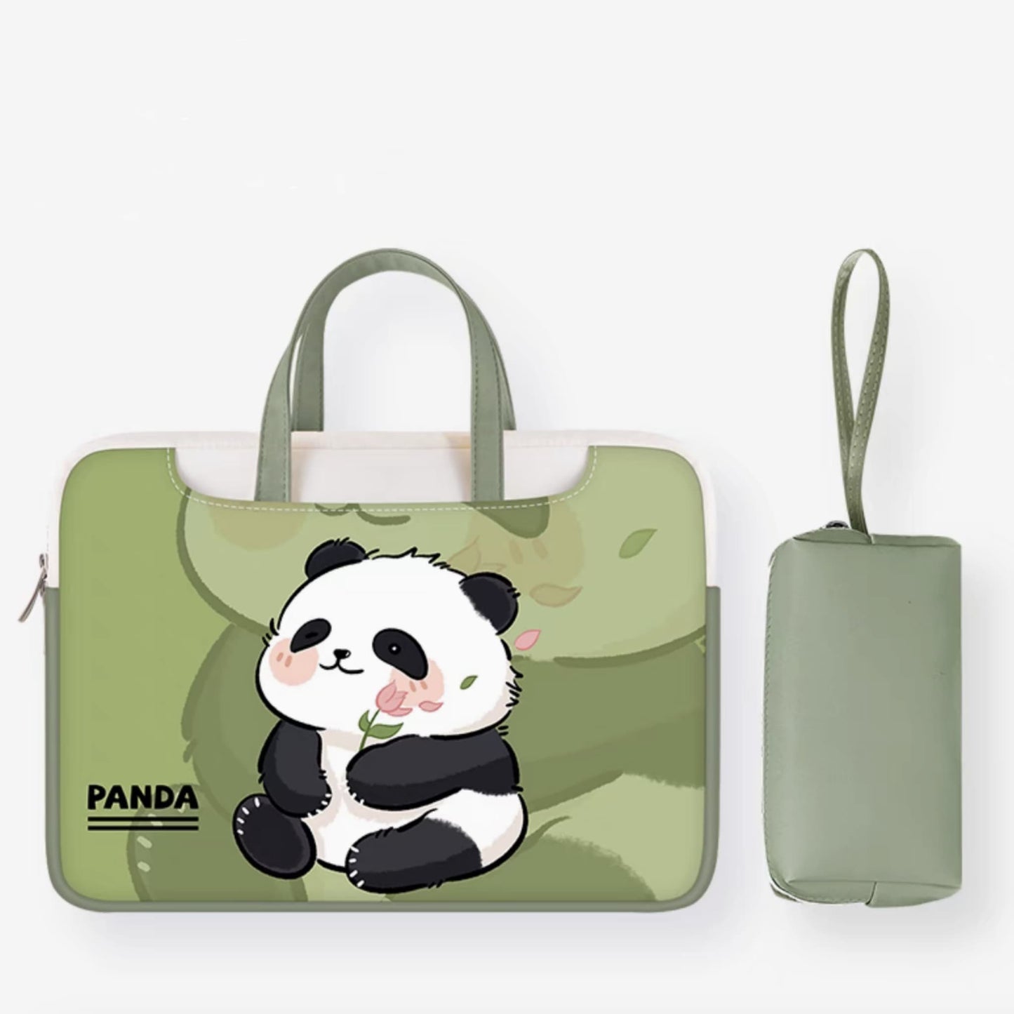 Panda Laptop Sleeve – A Cozy Retreat for Your Laptop 🐼💻