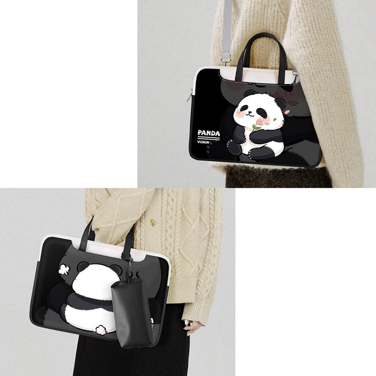 Panda Laptop Sleeve – A Cozy Retreat for Your Laptop 🐼💻