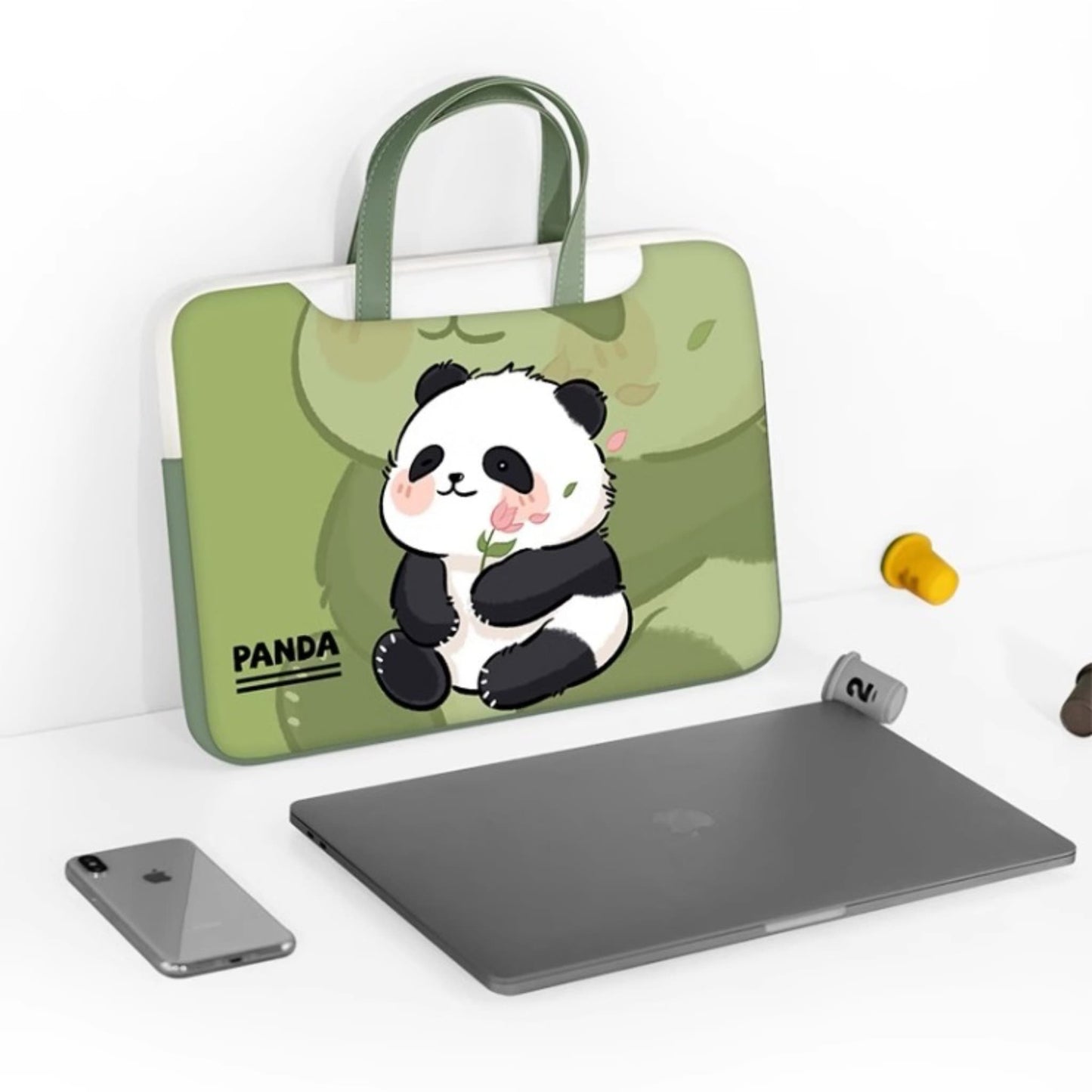 Panda Laptop Sleeve – A Cozy Retreat for Your Laptop 🐼💻