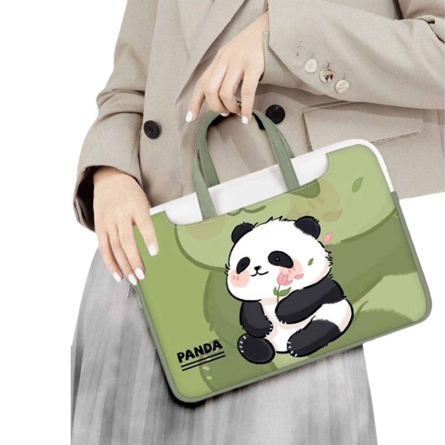 Panda Laptop Sleeve – A Cozy Retreat for Your Laptop 🐼💻