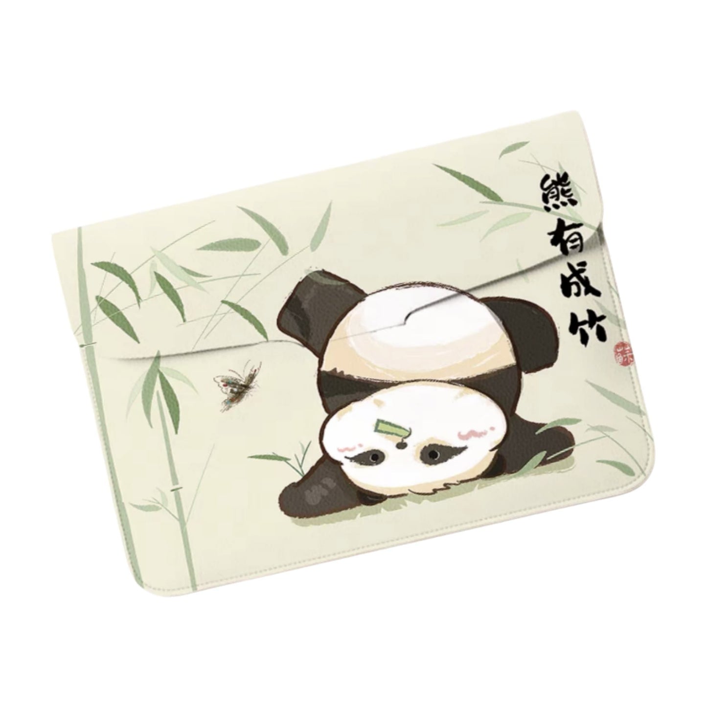 Panda Laptop Sleeve – A Cozy Sanctuary for Your Laptop 🐼💻