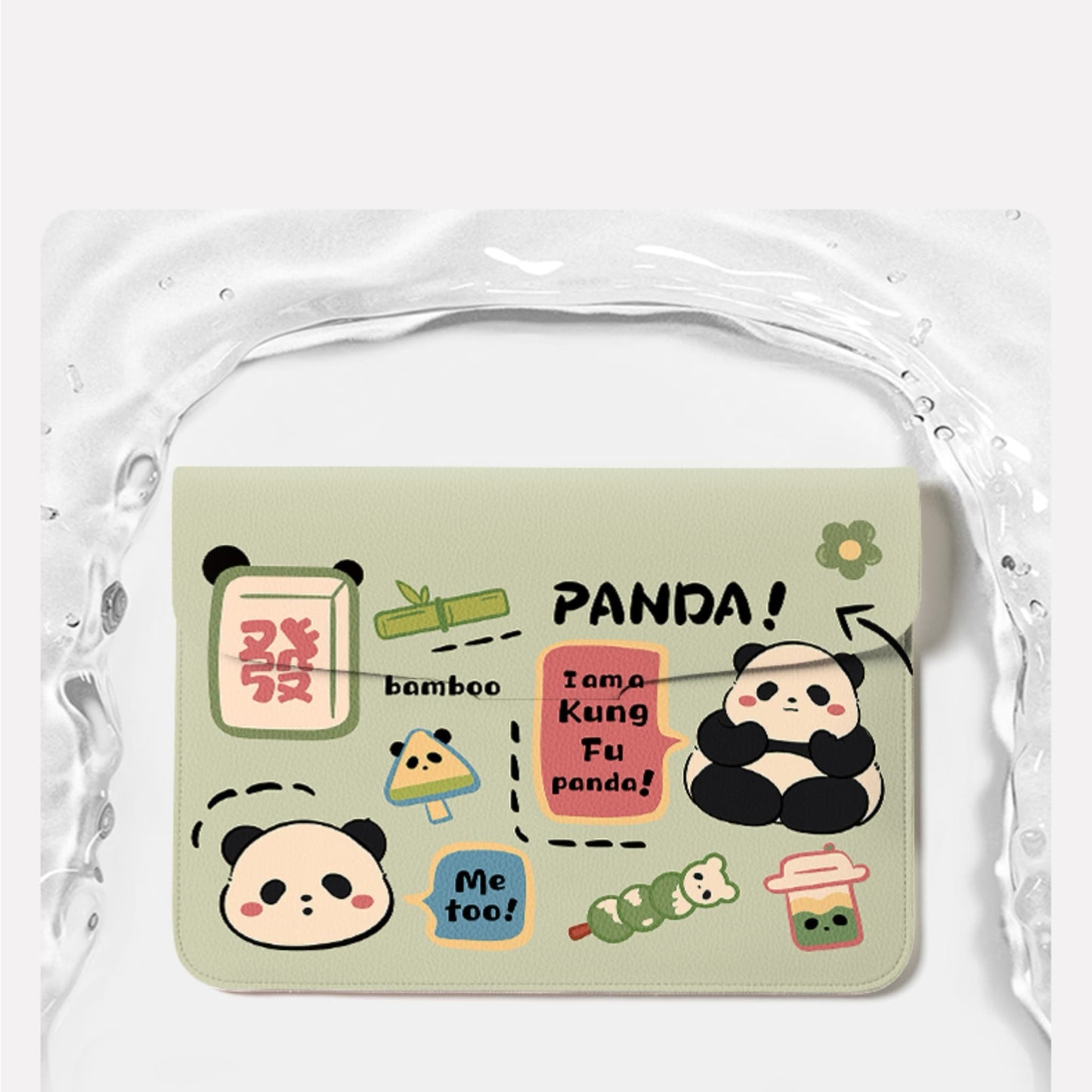 Panda Laptop Sleeve – A Cozy Sanctuary for Your Laptop 🐼💻