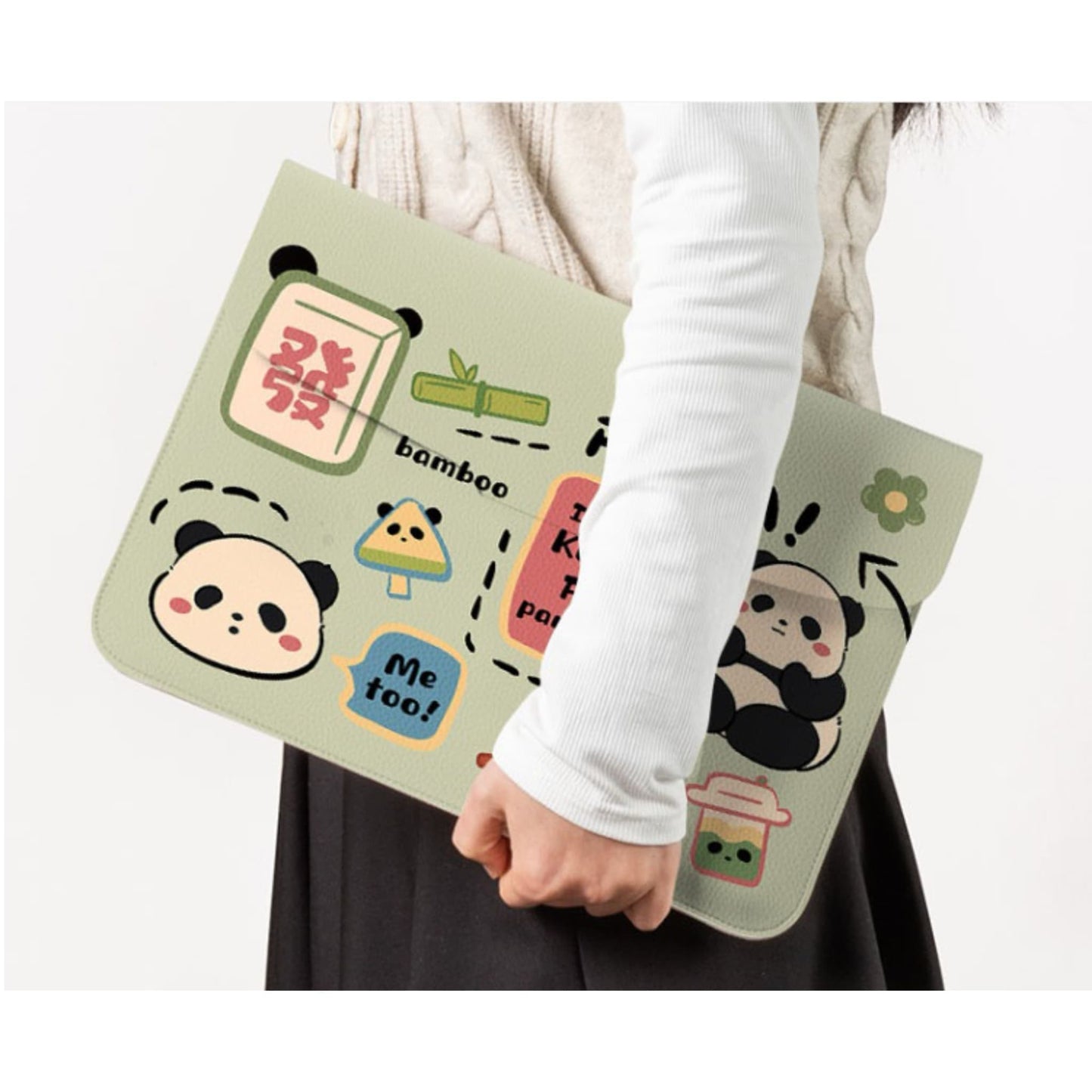 Panda Laptop Sleeve – A Cozy Sanctuary for Your Laptop 🐼💻