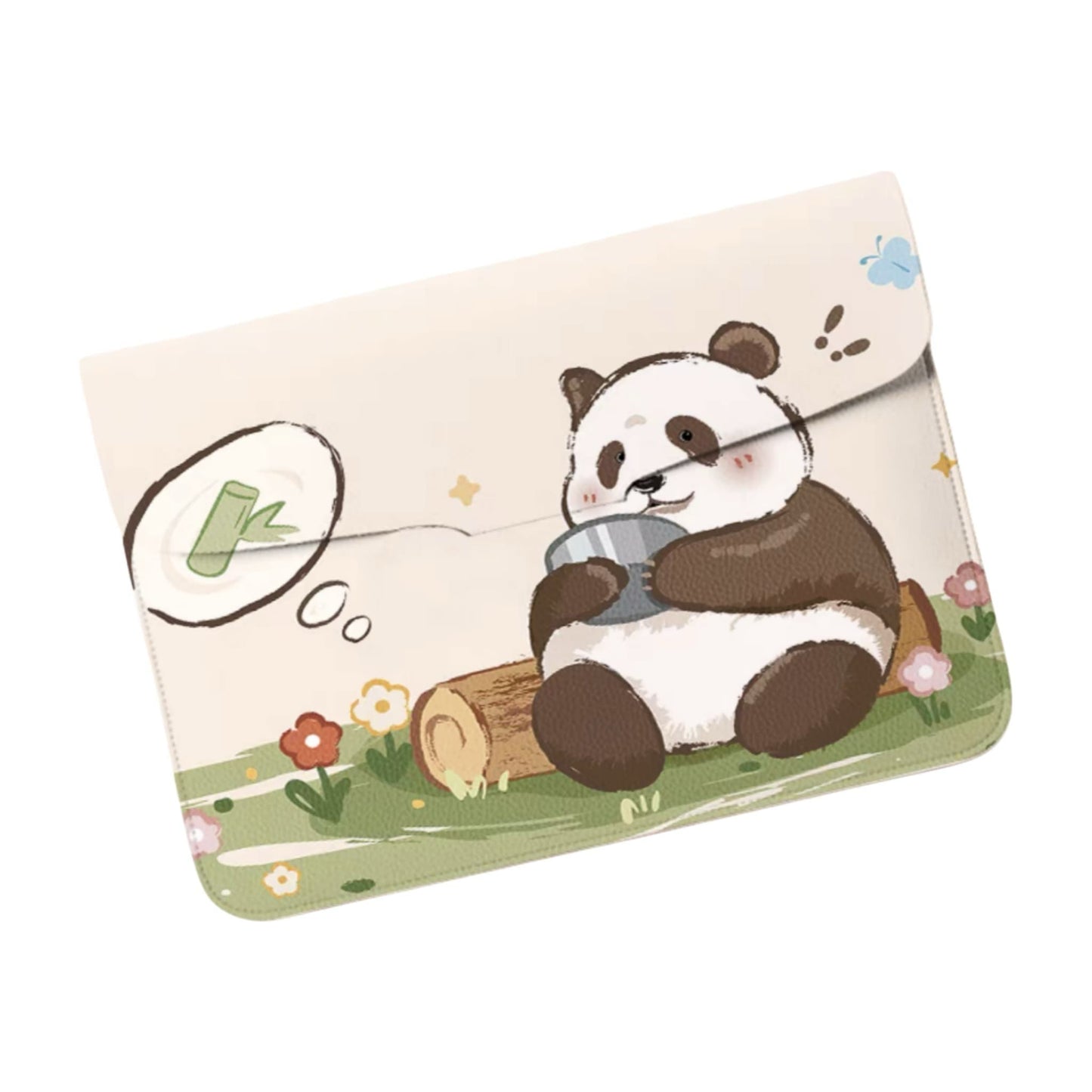 Panda Laptop Sleeve – A Cozy Sanctuary for Your Laptop 🐼💻