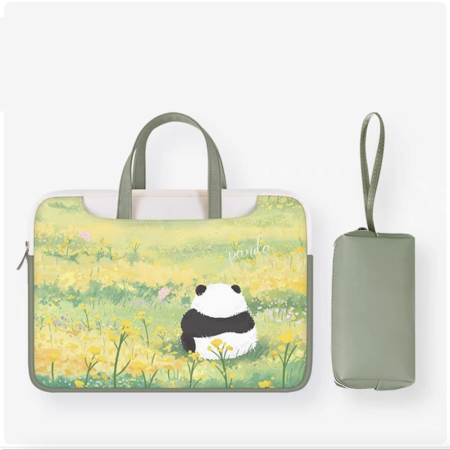 Panda Laptop Sleeve – A Cozy Retreat for Your Laptop 🐼💻