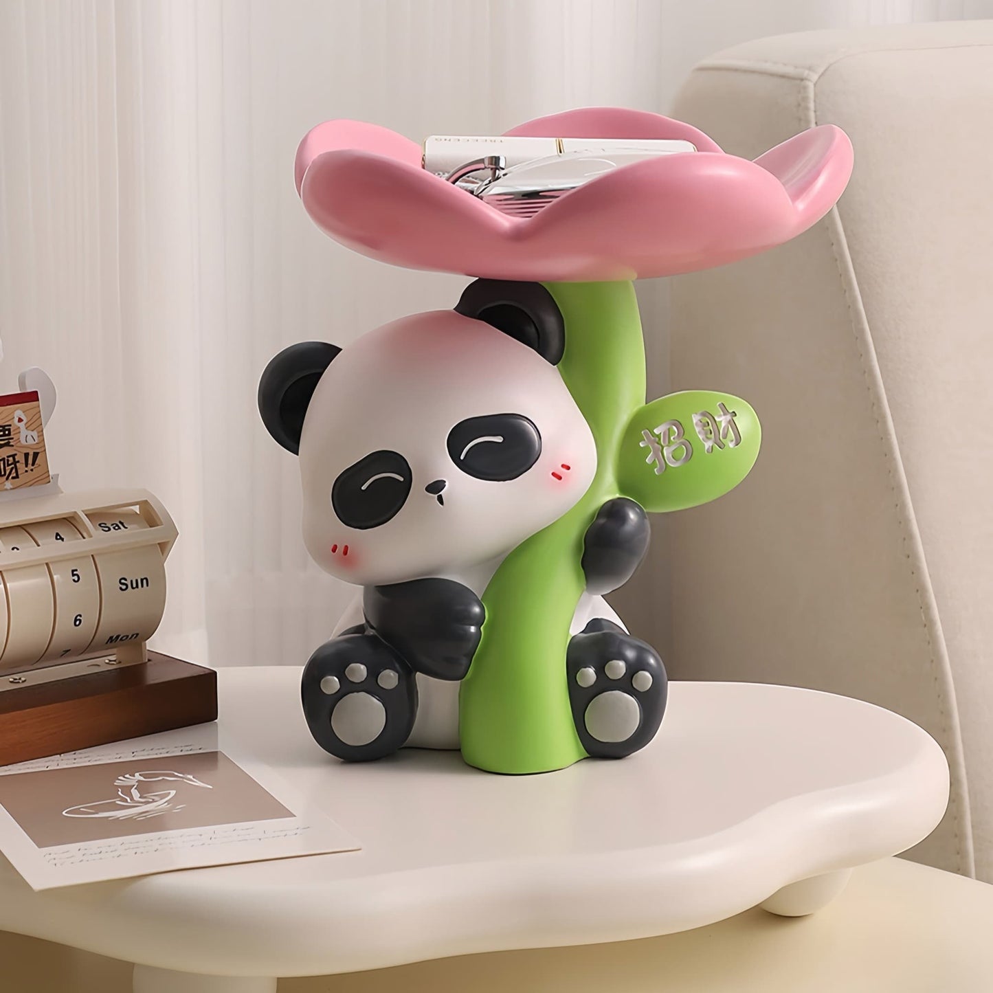 Kung Fu Panda Trinket Tray – Cute Resin Holder for Jewelry & Keys