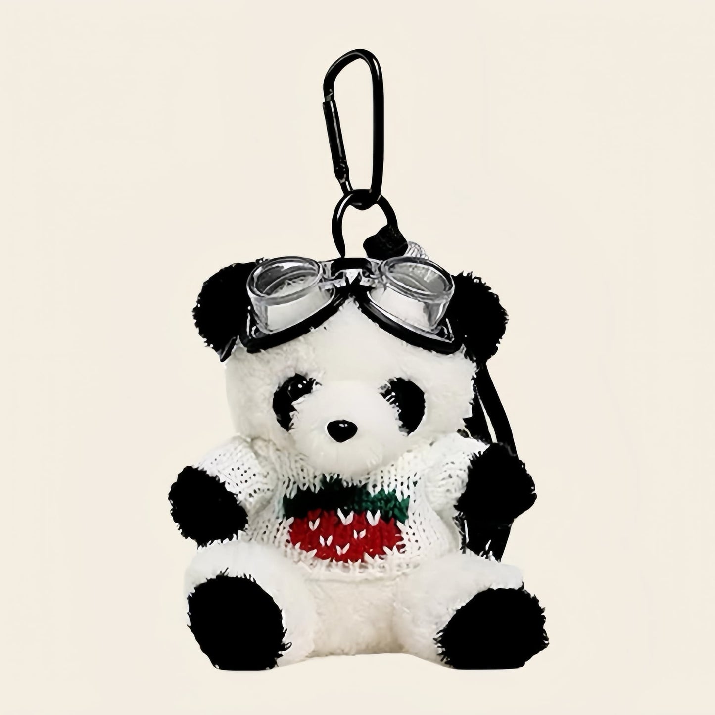 Pilot Panda Keychain – Cute & Sassy Panda Charm for Bags and Keys