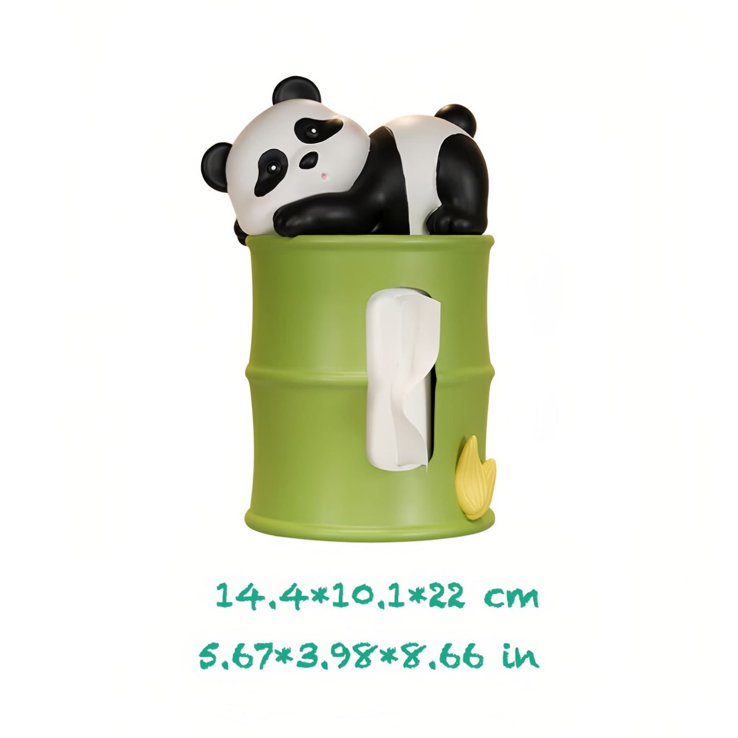 Panda Tissue Box – Cute & Functional Eco-Friendly Resin Tissue Holder