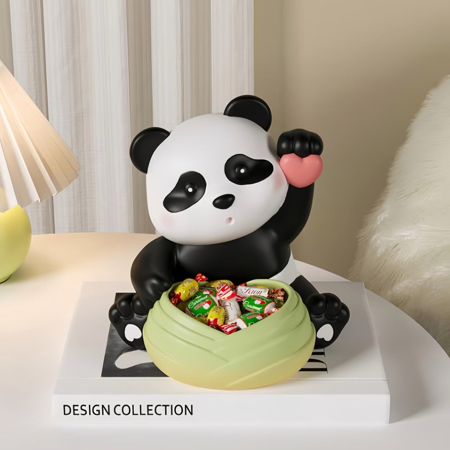 Panda Tissue Box – Cute & Functional Eco-Friendly Resin Tissue Holder