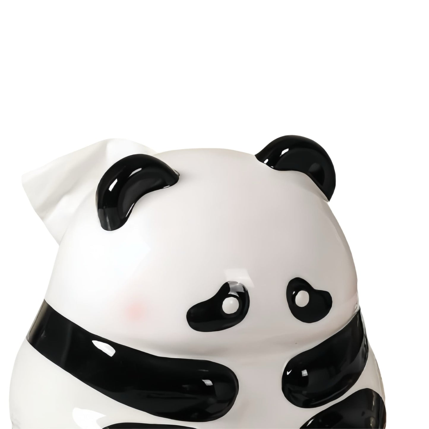 Panda Ceramic Tissue Box โ Cute and Practical Tissue Holder for Home & Office