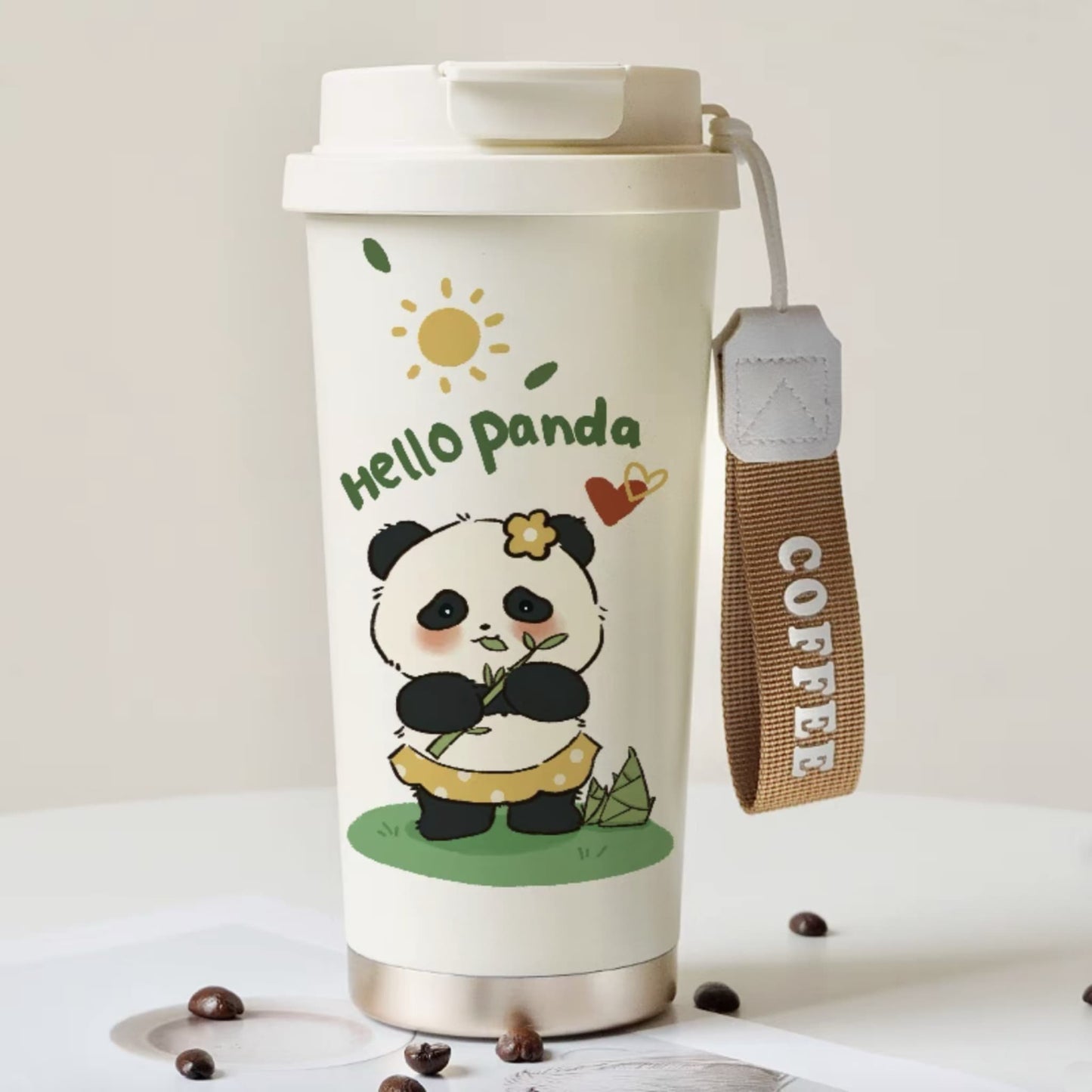 Panda Travel Mug โ Your Adorable Companion for Every Sip ๐ผโ