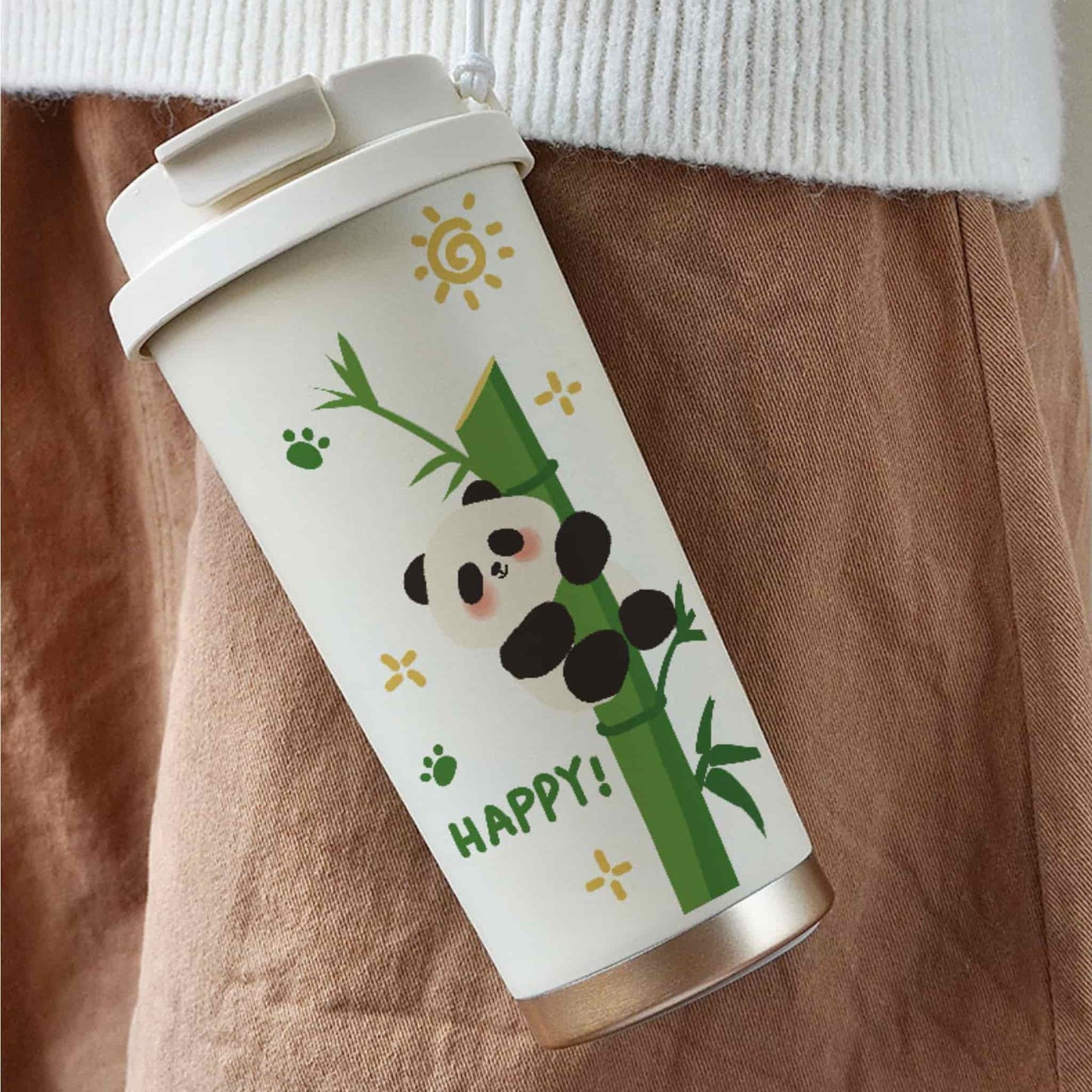 Panda Travel Mug โ Your Adorable Companion for Every Sip ๐ผโ