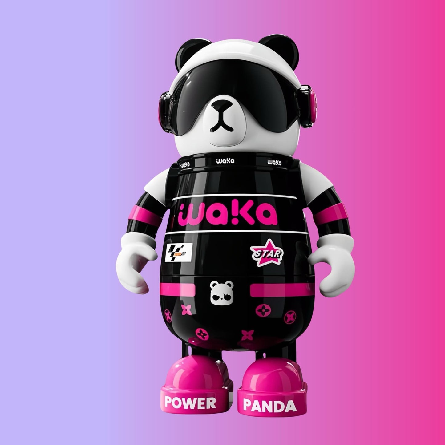 ๐ Panda Action Cup โ Adorable & Functional Drinkware + Mobile Phone Stand with Strap