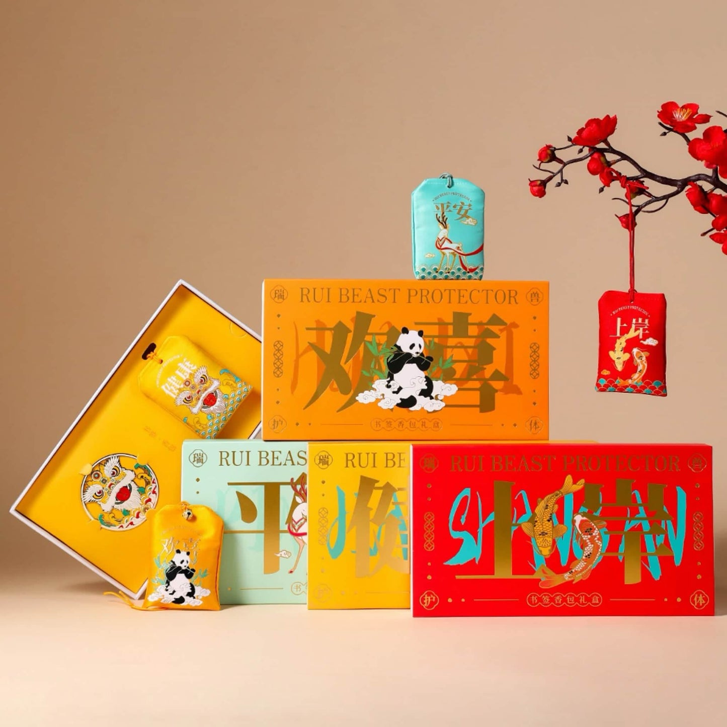 Panda Fragrance Sachet Set with Handcrafted Embroidery – A Perfect Blend of Natural Aromas and Artistry 🌿🐼