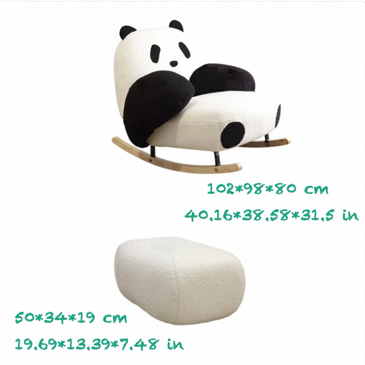 Rocking Panda Chair – The Cuddliest Seat in the House! 🐼✨