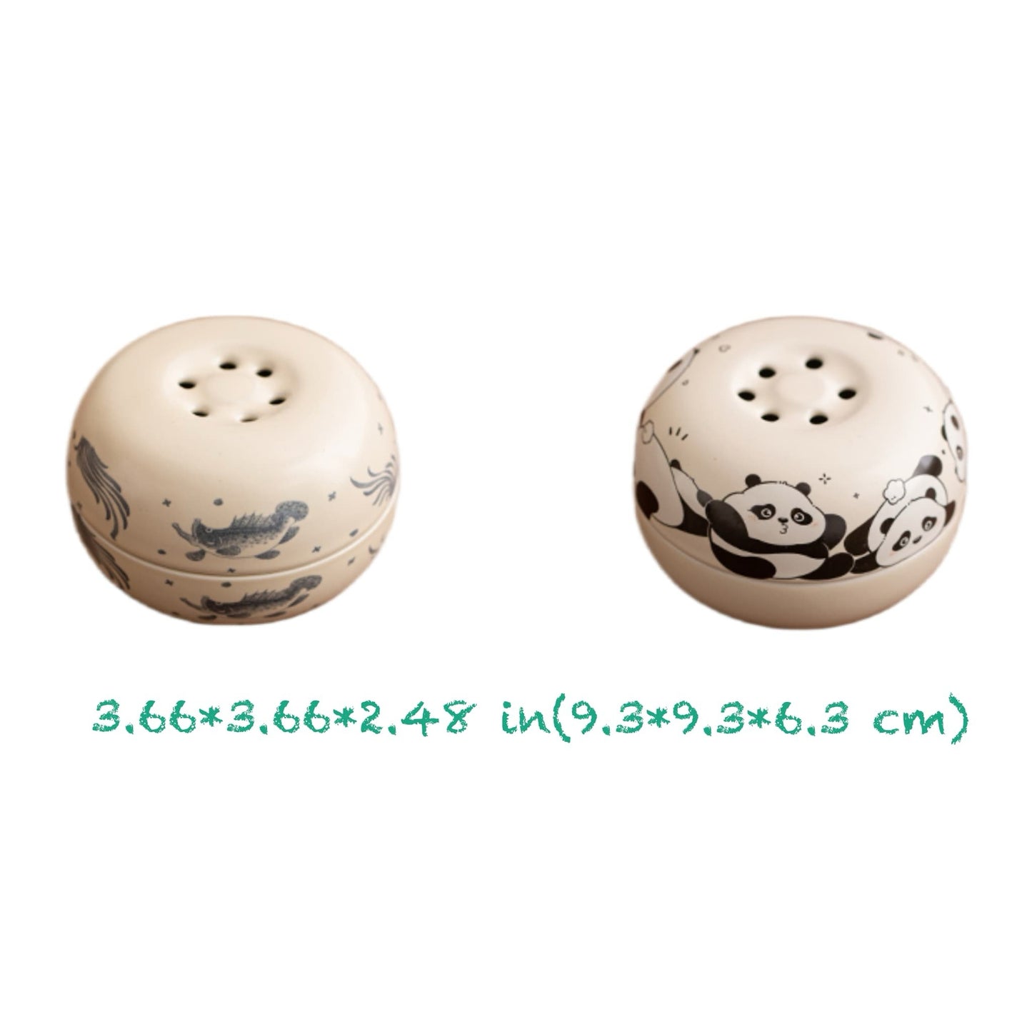 Panda Ceramic Incense Holder – Elevate Your Rituals with a Touch of Panda Peace 🐼🕯️