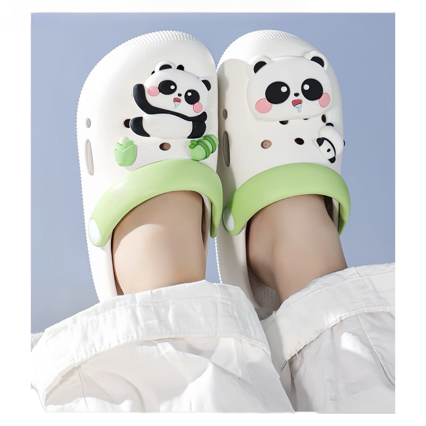 🐼 Panda Convertible Slippers – Soft, Cozy, and Playful Footwear
