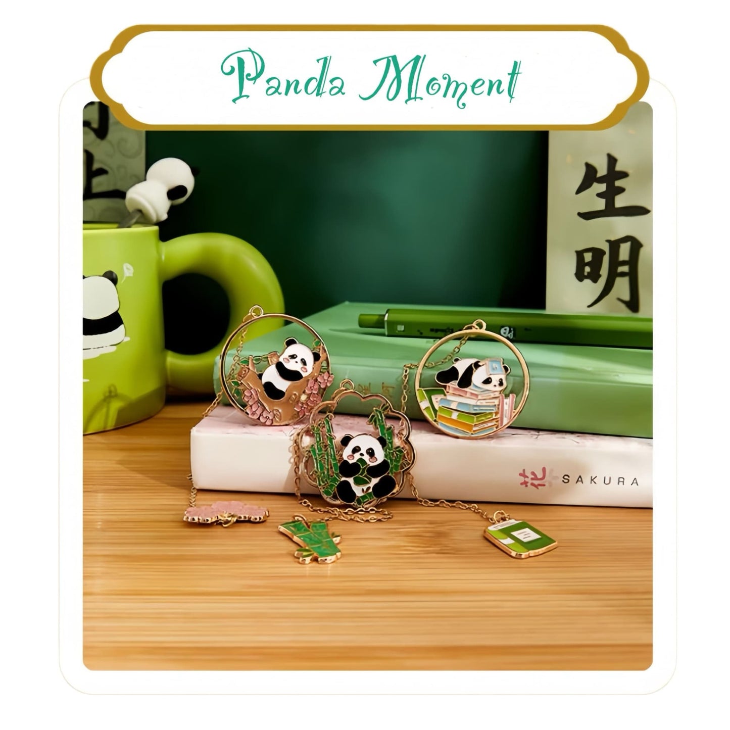Cute Panda Reading Accessory – Perfect Bookmark & Gift for Bookworms
