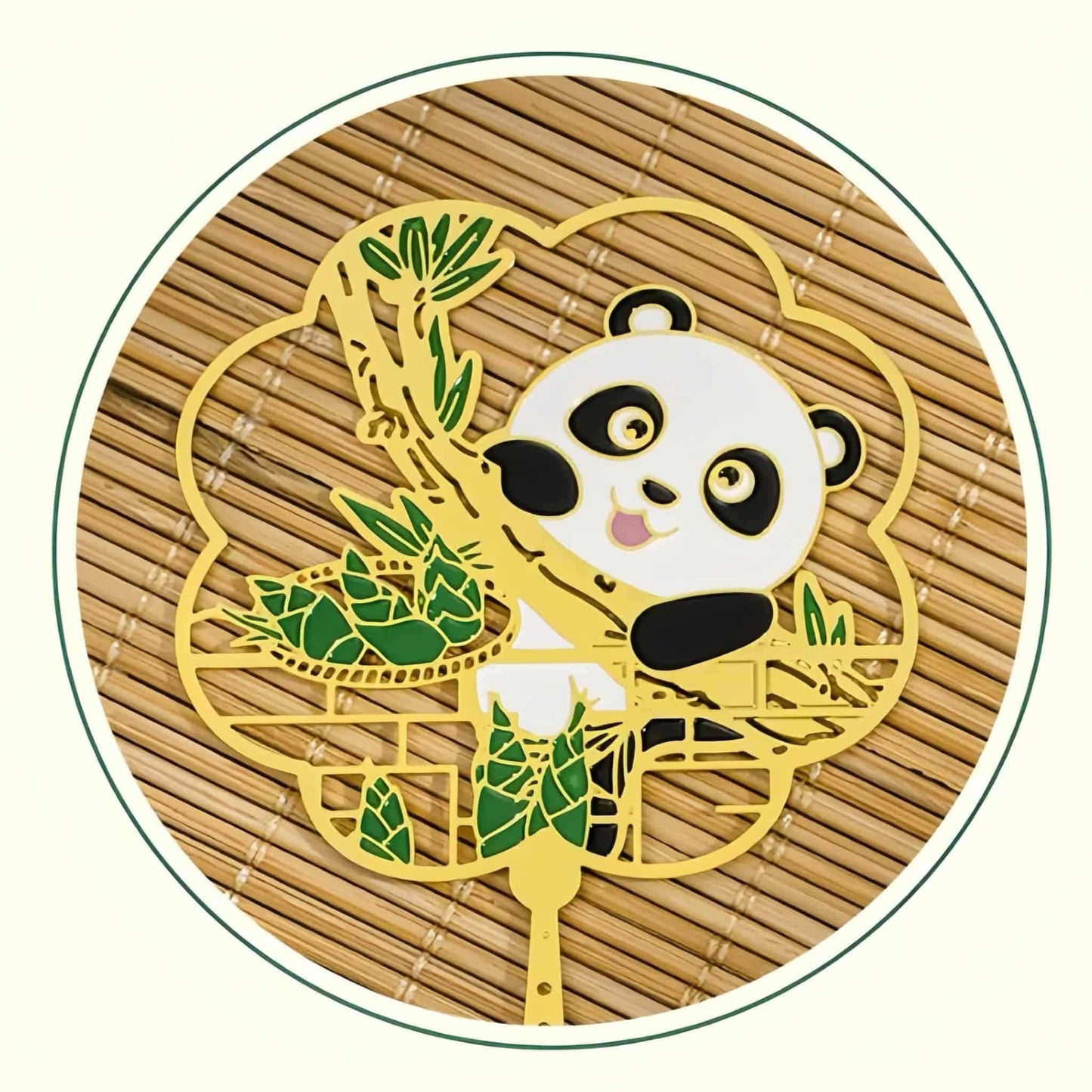 Eco-Friendly Panda Reading Companion – Lightweight Metal Bookmark