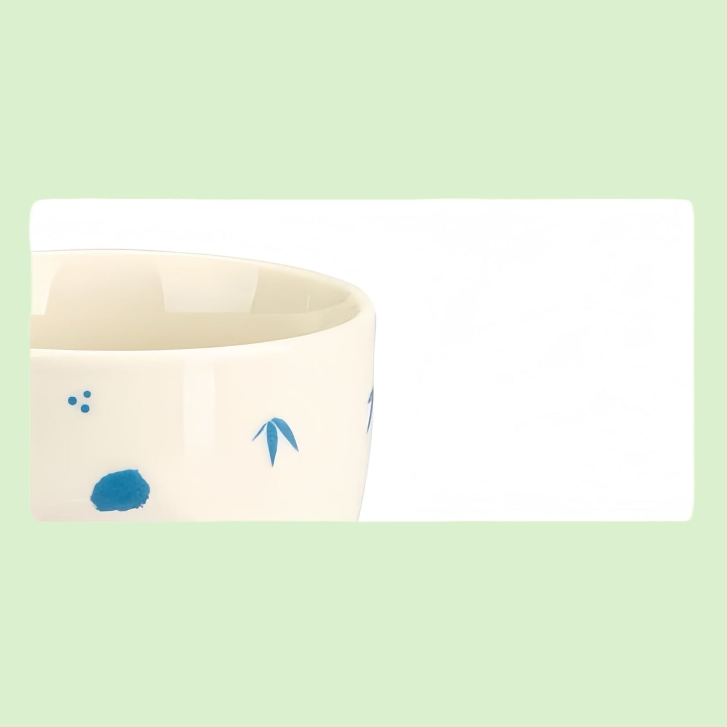 Panda Ceramic Tea Set – 360° Rotating, Cute Tea Cup with Two Panda Designs