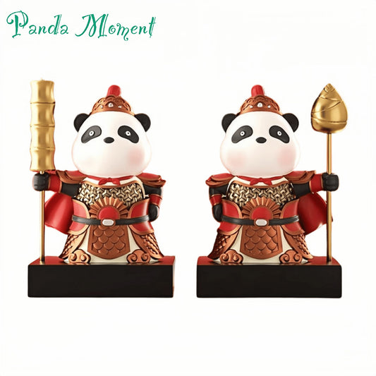 🐼 Panda Door Guardian – Handcrafted Eco-Resin Protector of Home and Peace