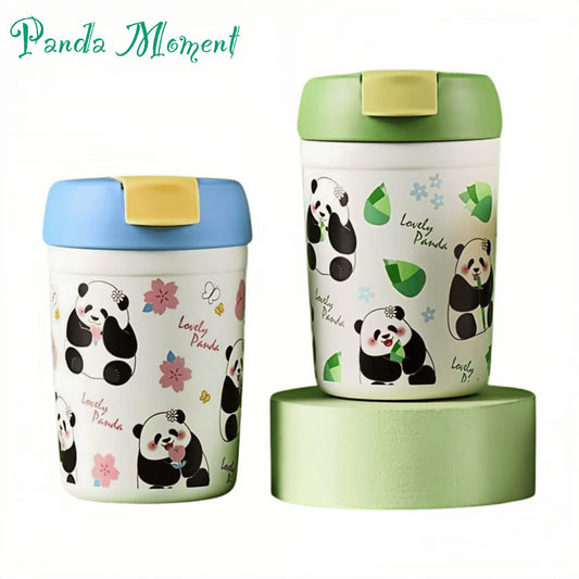 🐼 Panda Tumbler – Cute & Functional Drinkware with 304 Stainless Steel Liner