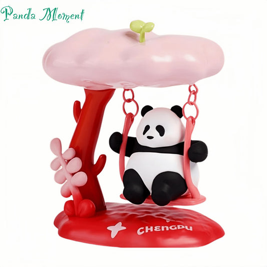 🐼 Panda Swing Figurine – Adorable Décor for Home, Office, or Car | Your Daily Dose of Panda Joy