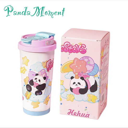 🐼 Panda Tumbler – Cute & Functional Drinkware with 316 Stainless Steel Liner