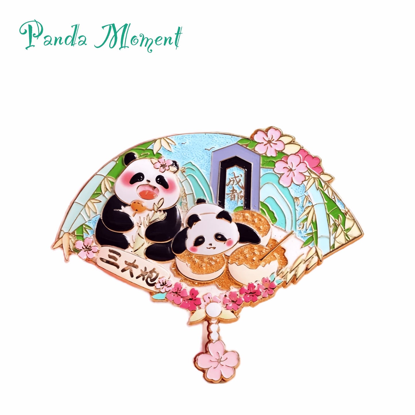 Hua Hua Panda Magnet Set – Sichuan Food & Landmarks Edition 🐼🍜🏯