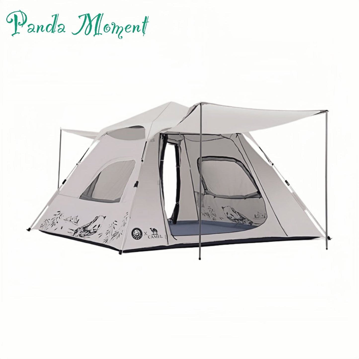 Ink Panda Pop-Up Tent – Your Camping Showstopper 🐼🏕️✨