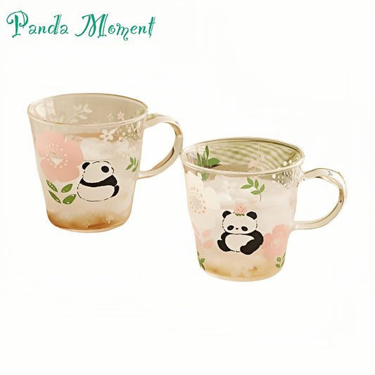 Panda Glass Cup – The Cutest Way to Stay Hydrated 🐼💧
