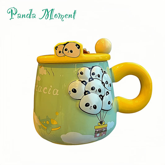 Panda Embossed Ceramic Mug – The Cutest Cup You’ll Ever Kiss 🐼☕