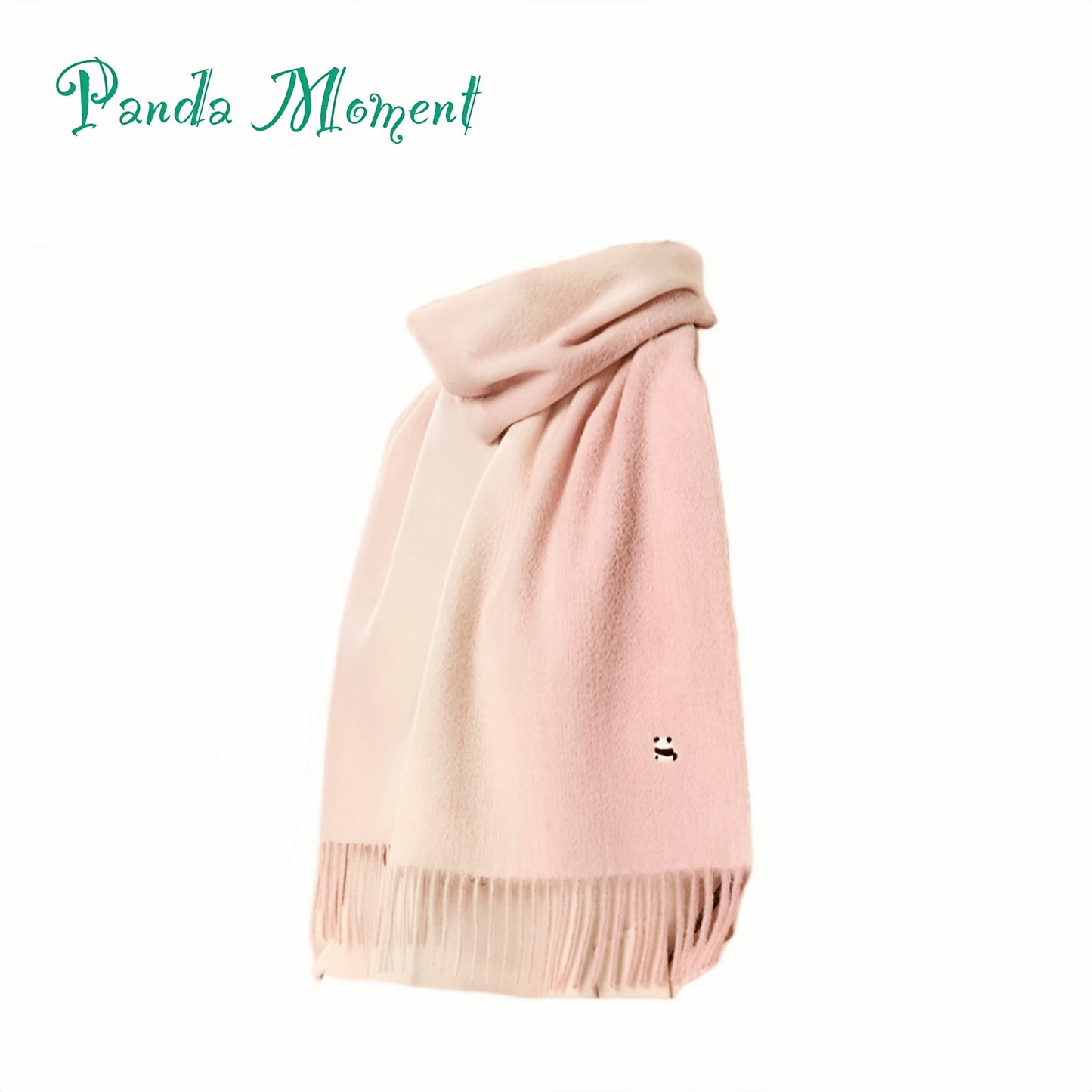Whimsical Wool Panda Scarf – Cozy Charm with a Touch of Panda Love 🐼💫