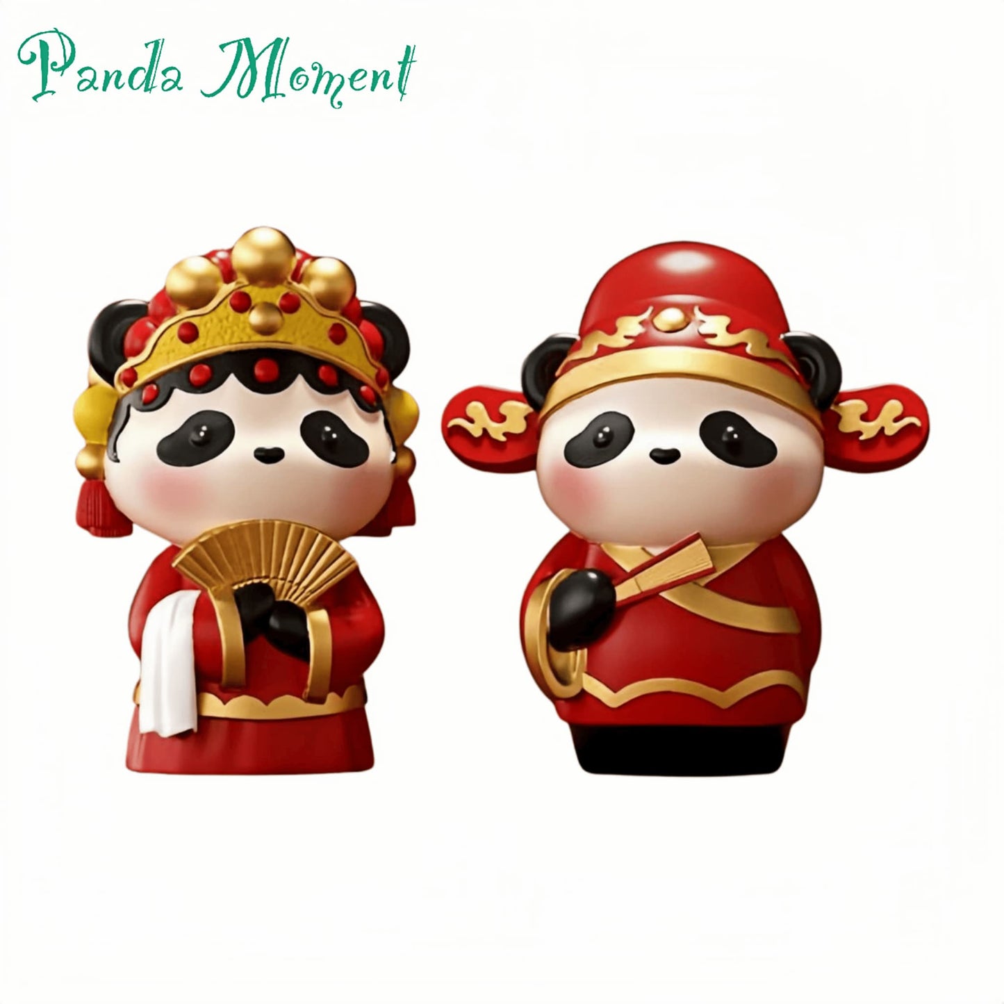 Panda Wedding Figurine – Symbol of Love & Good Fortune for Wedding Gifts