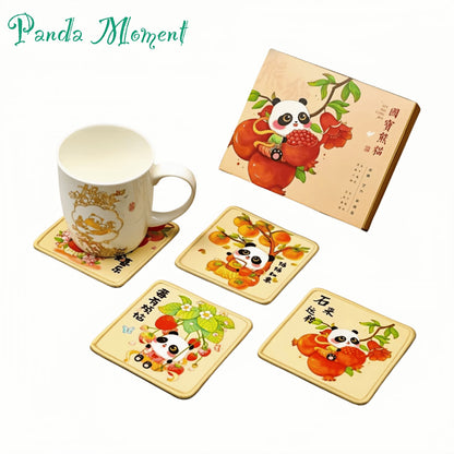Adorable Panda Table Protector – Heat-Resistant, Waterproof, & Anti-Slip Mat