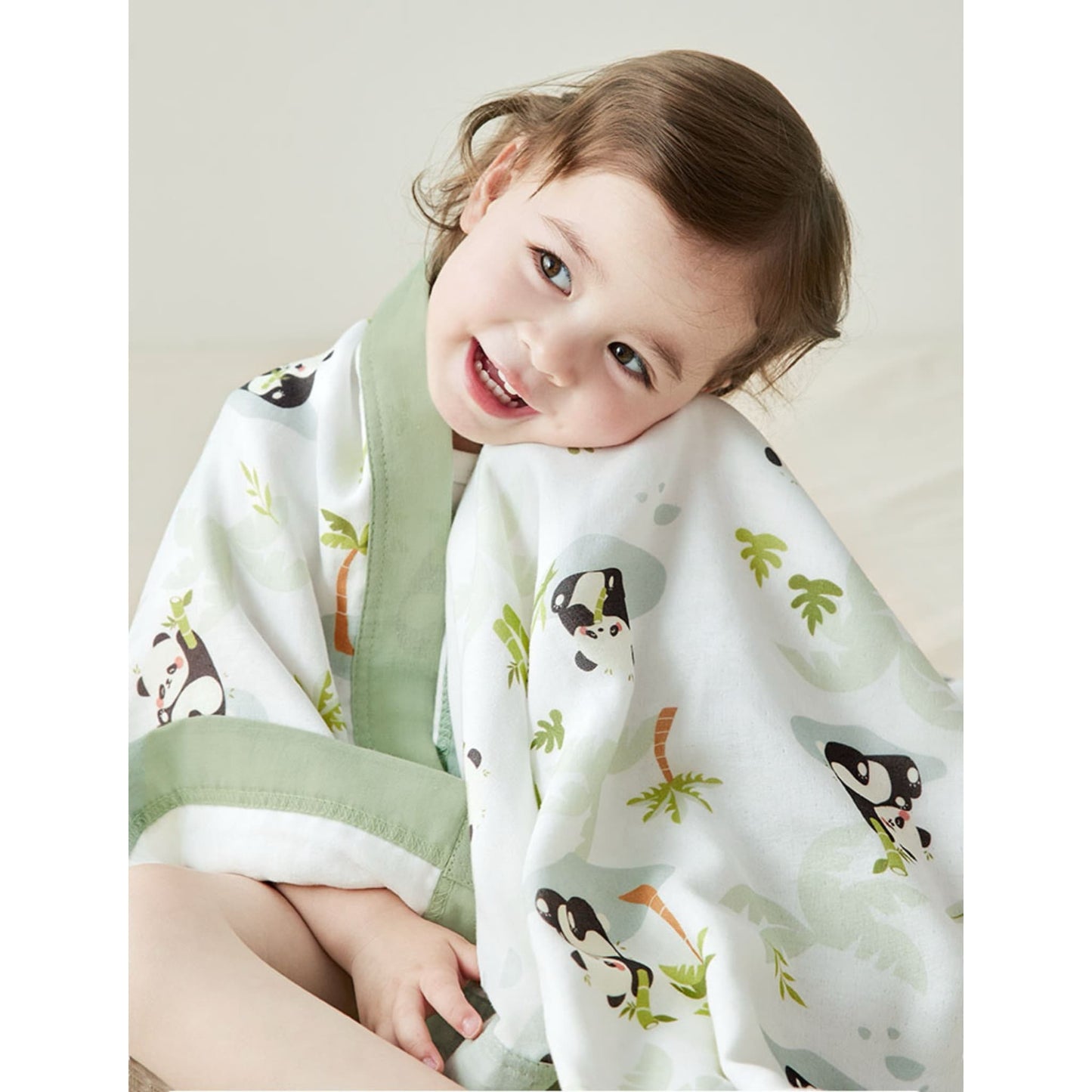 Panda Embrace Bamboo Fiber Towel – The Softness of Nature 🐼🌿