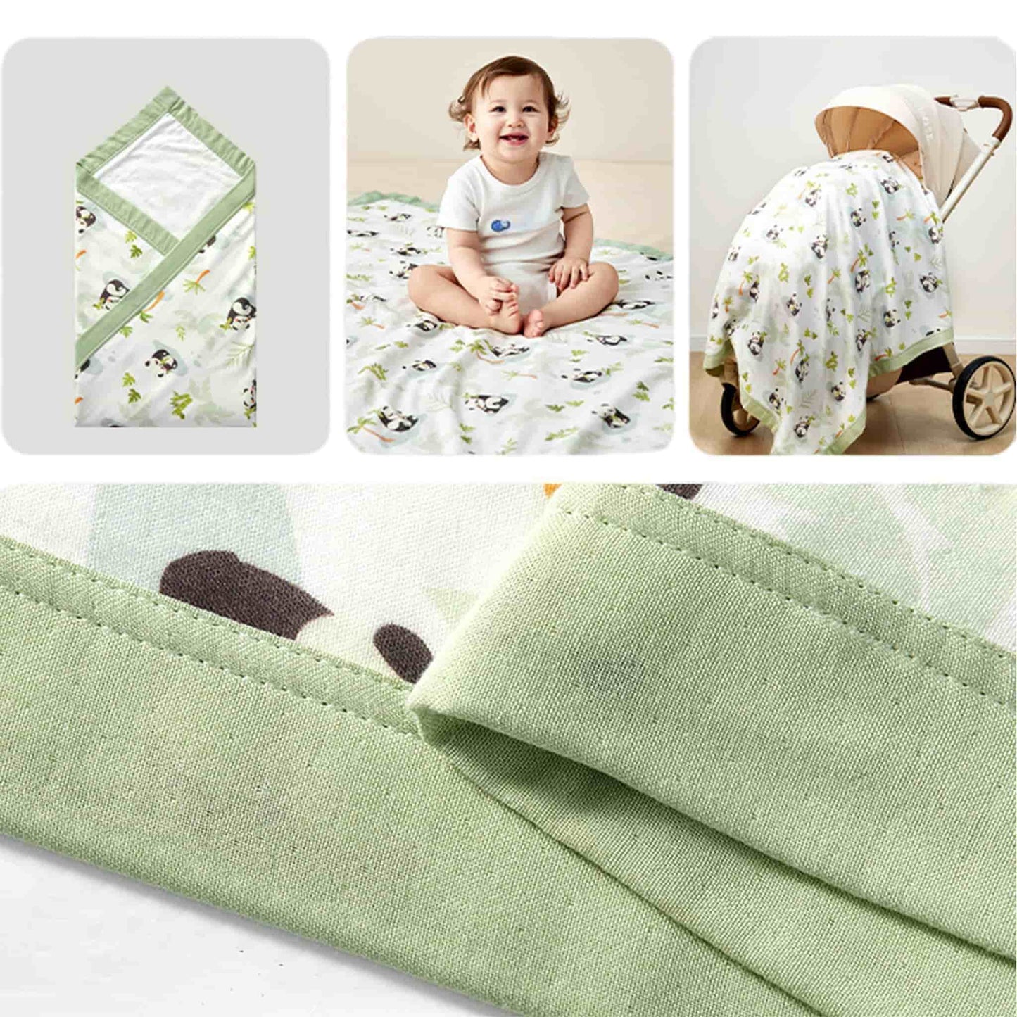 Panda Embrace Bamboo Fiber Towel – The Softness of Nature 🐼🌿